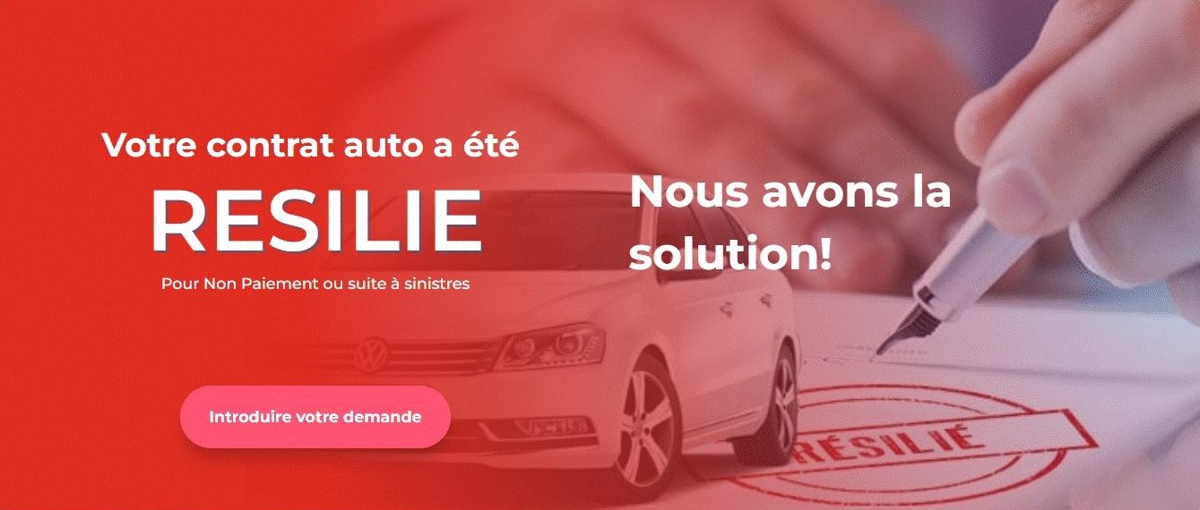 Votre contrat auto a été résilié — nous avons la solution